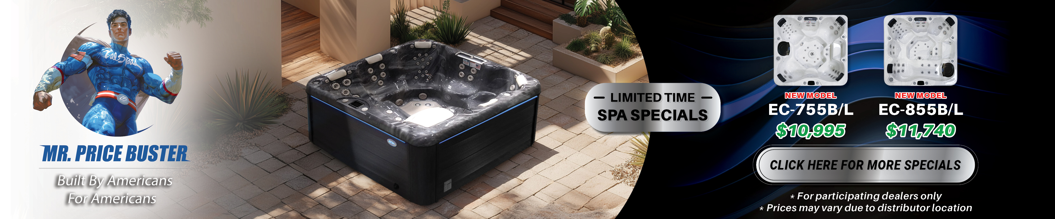 Calspas hot tub being used in a family setting - Dothan